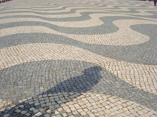 Portuguese pavement patern work.